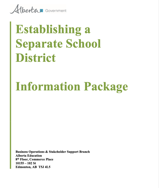 Separate School Formation Guide
