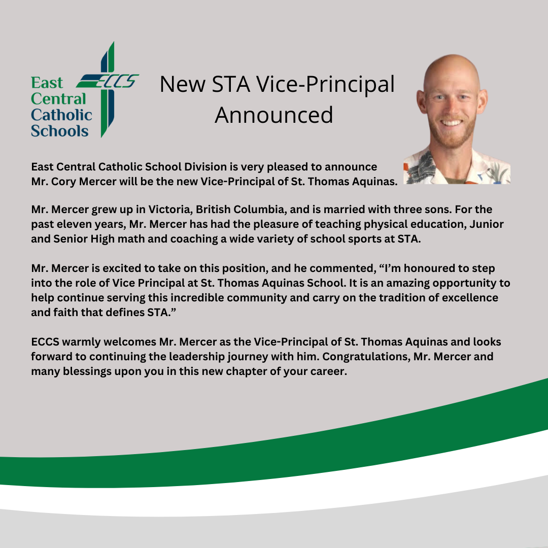 STA Vice Principal Announcement