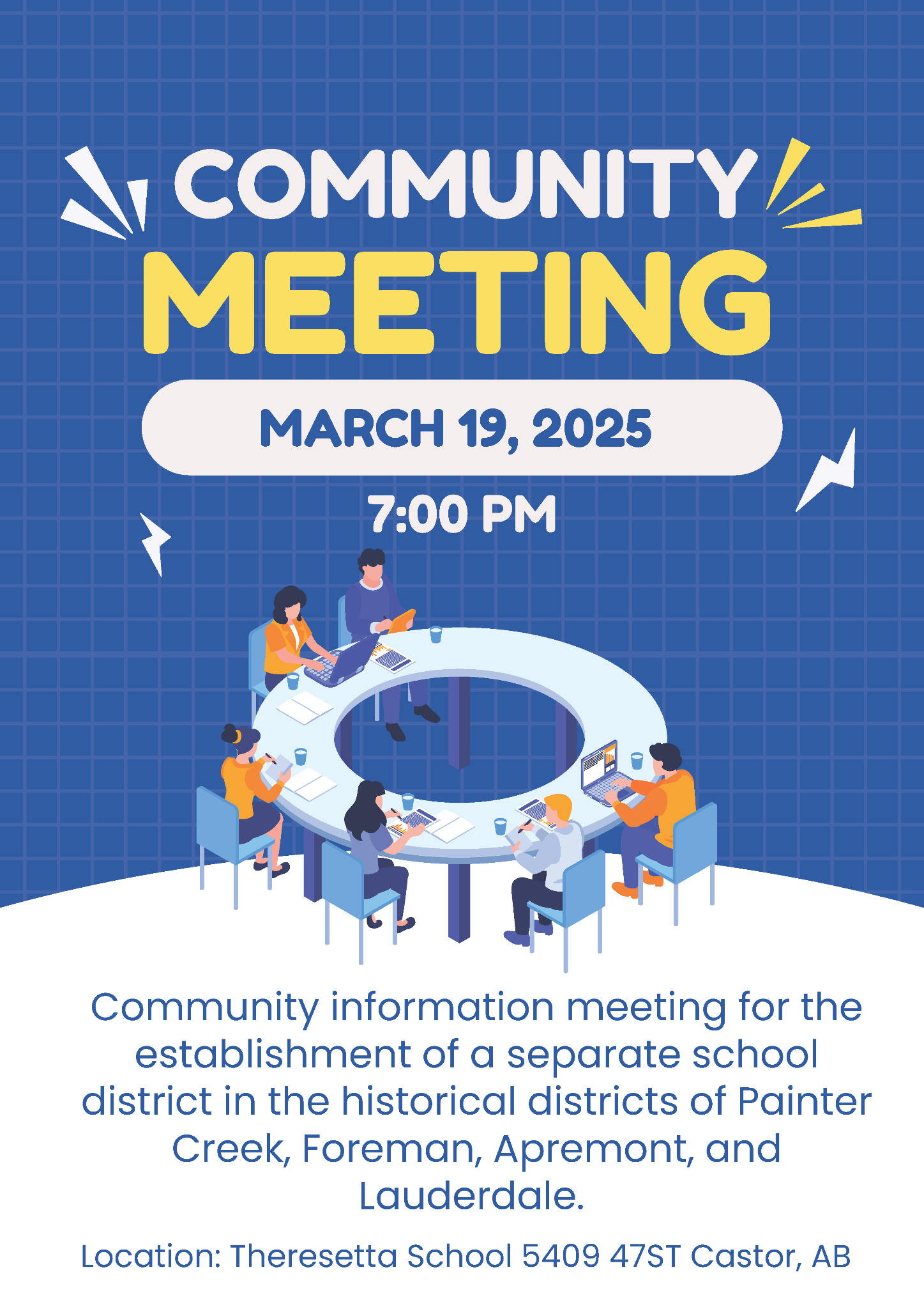 Castor Community Meeting March 19